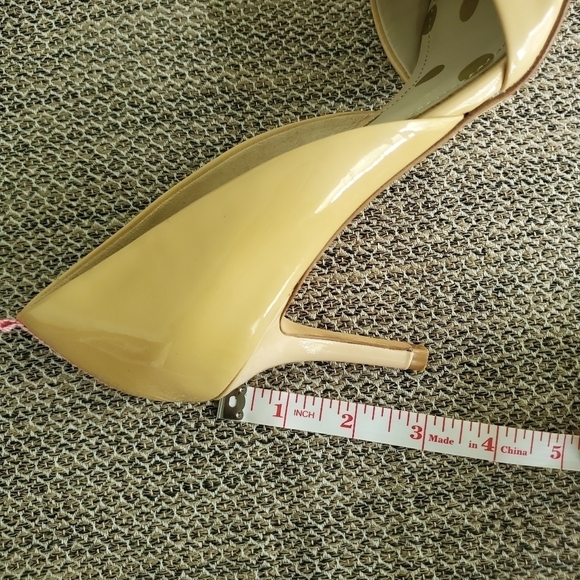 Boden Two Part Court Patent Leather Nude Pumps - Picture 10 of 12